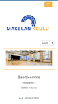 Mobile Screenshot of makelankoulu.fi
